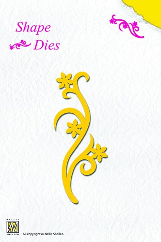 Nellie Snellen Shape Dies - Flower Swirl