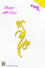 Nellie Snellen Shape Dies - Flower Swirl Nellie Snellen Shape Dies - Flower Swirl