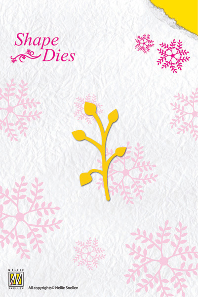 Nellie Snellen Shape Dies - Single Leaf Branch