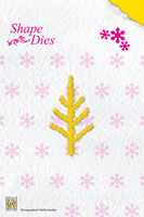 Nellie Snellen Shape Dies - Christmas Pine Branch
