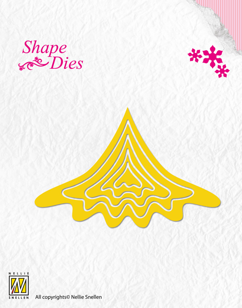 Nellie Snellen Shape Dies - Build-up Christmas Tree