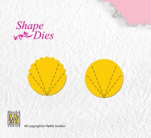 Nellie Snellen Shape Dies - Flower Fan A+B