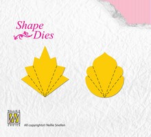Nellie Snellen Shape Dies - Flower Fan C+D