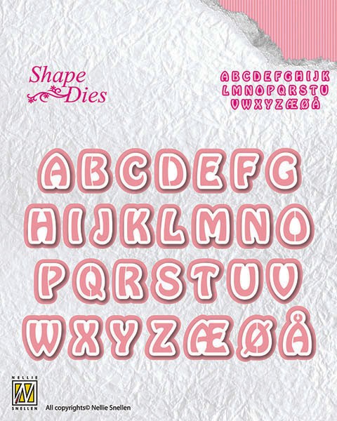 Nellie Snellen Shape Dies - Alphabet-3