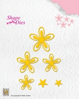Nellie Snellen Shape Dies - Flowers-3 Nellie Snellen Shape Dies - Flowers-3