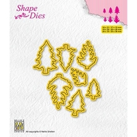 Nellie Snellen Shape Dies Collections of Mini Dies - Pinetrees 1