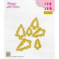 Nellie Snellen Shape Dies Collections of Mini Dies - Pinetrees 2