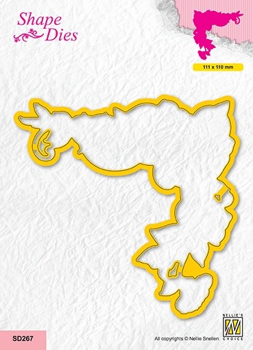 Nellie Snellen Shape Dies - Flower Corner 1