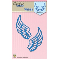 Nellie Snellen Shape Dies Blue - Wings