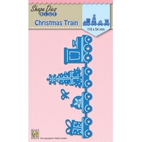 Nellie Snellen Shape Dies Blue - Christmas Train