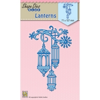 Nellie Snellen Shape Dies Blue - Lanterns