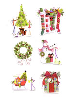 Half Price Christmas Die Cut Embellishments (36pcs)