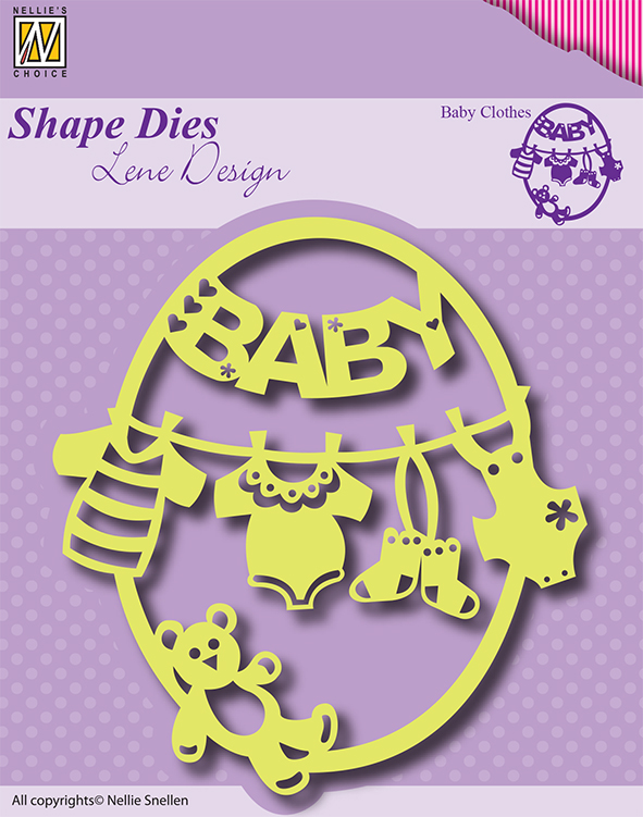 Nellie Snellen Shape Dies - Frame Baby-Clothes-Bear
