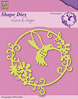 Nellie Snellen Shape Dies Lene Design Summer - Hummingbird