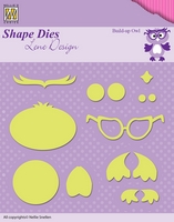 Nellie Snellen Shape Dies Lene Design Build-up Die - Owl