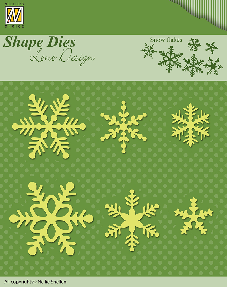 Nellie Snellen Shape Dies - Snowflakes