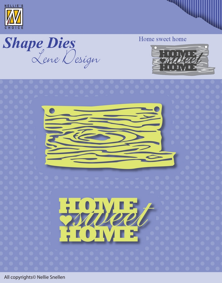 Nellie Snellen Shape Dies Men Things - Home Sweet Home