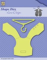 Nellie Snellen Shape Dies Men Things - Vest & Clothes Hanger Nellie Snellen Shape Dies Men Things - Vest & Clothes Hanger