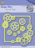 Nellie Snellen Shape Dies Men Things - Cogwheels