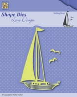 Nellie Snellen Shape Dies Men Things - Sailingboat