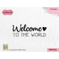 Nellie Snellen Clear Stamp - Welcome To The World
