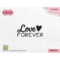 Nellie Snellen Clear Stamp - Love Forever