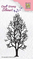 Nellie Snellen Clear Stamp Silhouette - Tree 2