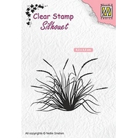 Nellie Snellen Clear Stamp Silhouette - Blooming Grass 2