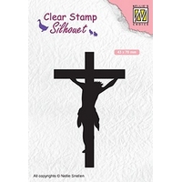 Nellie Snellen Clear Stamp Silhouette - Cross