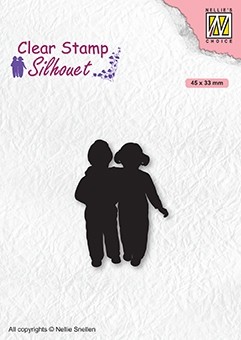 Nellie Snellen Clear Stamp Silhouette - Close Friends