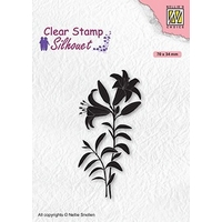 Nellie Snellen Clear Stamp Silhouette - Lily