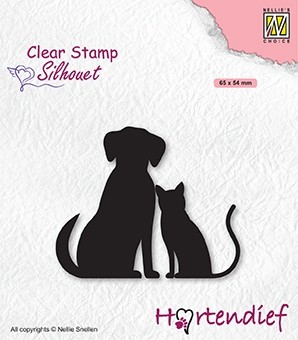 Nellie Snellen Clear Stamp Silhouette - My Friends