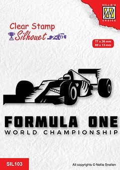 Nellie Snellen Clear Stamp Silhouet - Formula One Serie 2