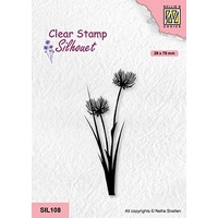 Nellie Snellen Clear Stamp Silhouette - Flowers 21