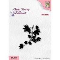 Nellie Snellen Clear Stamp Silhouette - Maple Branch