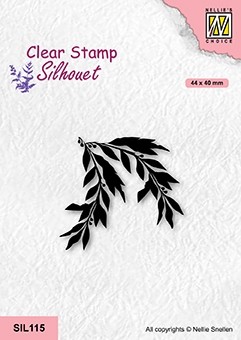 Nellie Snellen Clear Stamp Silhouette - Willow Branch