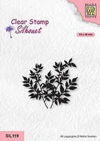 Nellie Snellen Clear Stamp Silhouette - Crowns of Tree 