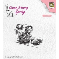 Nellie Snellen Clear Stamp Spring - Easter Eggs