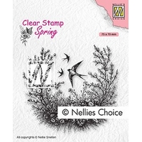Nellie Snellen Clear Stamp Spring - Spring is in the air