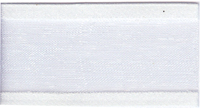 Satin Edge Organza - White 10mm x 25m Satin Edge Organza - White 10mm x 25m