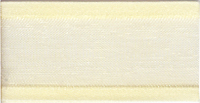 Satin Edge Organza - Cream 10mm x 25m Satin Edge Organza - Cream 10mm x 25m