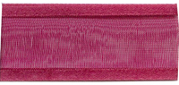 Satin Edge Organza - Wine 10mm x 25m Satin Edge Organza - Wine 10mm x 25m