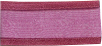 Satin Edge Organza - Plum 10mm x 25m Satin Edge Organza - Plum 10mm x 25m