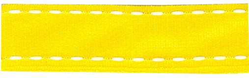 Grosgrain Edging - Lemon 16mm x 20m