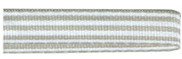 Polyester Stripe Ribbon - Stone 10mm x 25m Polyester Stripe Ribbon - Stone 10mm x 25m