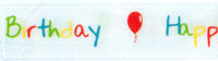 Happy Birthday 12mm x 20m Happy Birthday 12mm x 20m