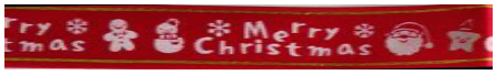 Stary Merry Christmas 20m x 16mm