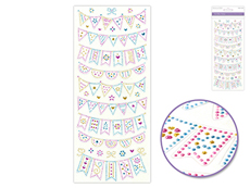MT Craft 3D Glitter Dots Clear Sticker -  Banners 4
