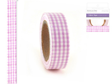 MT Craft Fabric Masking Tape - Lavender Plaid
