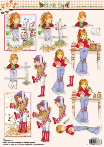 Sarah Kay 3D (10 sheets) NOW HALF PRICE